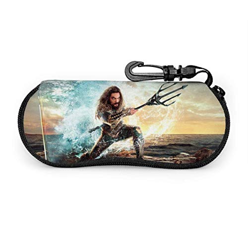 GERERIC Estuche Para Las Gafas,Aquaman Funda Portátil Caja Para Gafas De Sol,Estuche Plegable De Gafas,Funda De Neopreno Con Cremallera