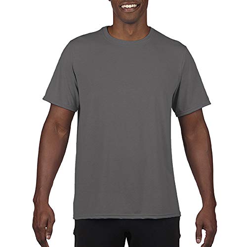 Gildan - Camiseta de Manga Corta Modelo Core para Hombre (S) (Negro)