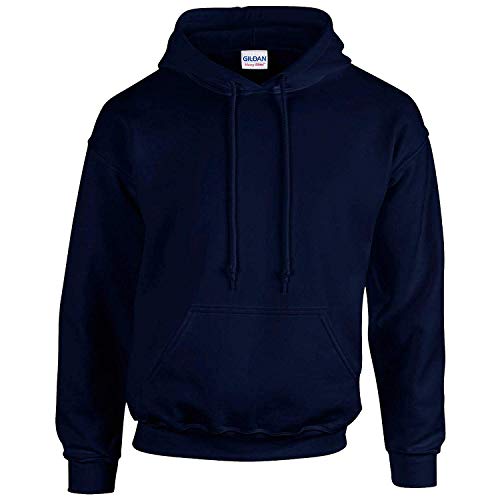 GILDAN - Unisex Sudadera con capucha 'Pesado Blend' - algodón, azul marino, 50% algodón 50% poliéster 50% algodón, hombre, XL