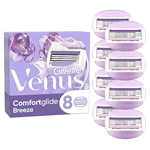 Gillette venus breeze - Cuchillas de recambio para maquinilla de afeitar (el embalaje puede variar) - paquete de 8 unidades