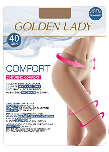 Golden Lady | Medias sin costuras | 40 den