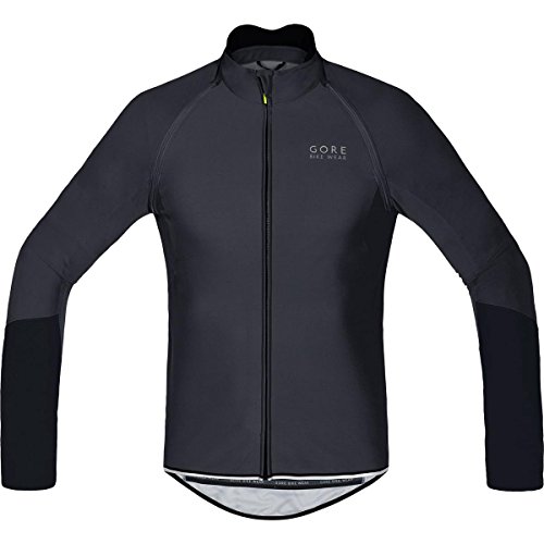 GORE WEAR Power Windstopper Soft Shell Zip-Off Maillot, Hombre, Negro, M