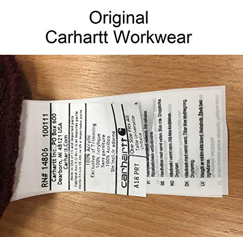 Gorro de invierno Carhartt para él y para ella, OFA, 100% acrílico, elástico (Bronceado)