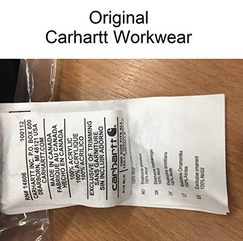 Gorro de invierno Carhartt para él y para ella, OFA, 100% acrílico, elástico (Bronceado)