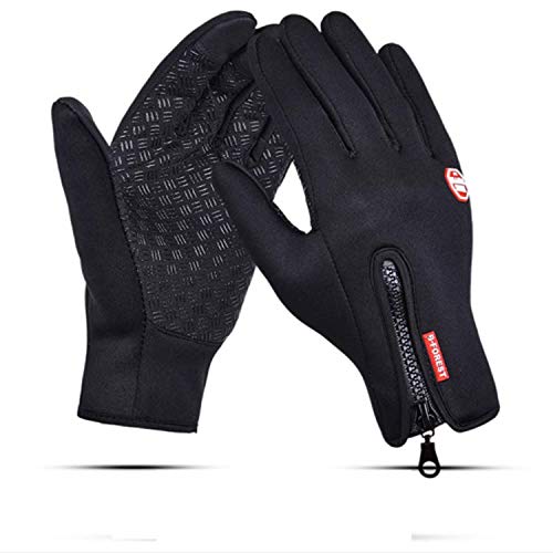 Guantes para Hombre y Mujer Especialmente diseñados para Evitar el Frio en Ciclismo, Running, Caminando, Senderismo, Dedos con Partes táctiles Regalos Originales para Hombre o Mujer (S, Azul)