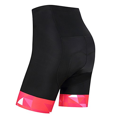 GWELL Maillot Ciclismo Mujer Cclismo Conjunto de Ropa + Culote Pantalones Acolchado 3D para Bicicleta Verano Deportes al Aire Libre