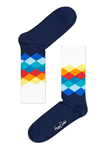 Happy Socks Calcetines Multi-color Socks Gift Set 4-Pack Gift Box Coloridas y Alegres para Hombre y Mujer - Algodón- talla 41-46