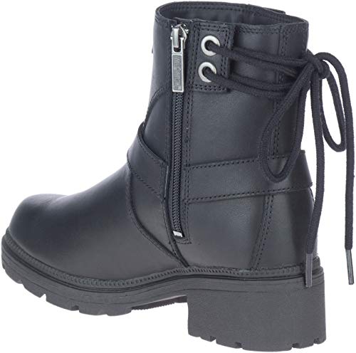 Harley-Davidson Women's Tegan 5" Harness Motorcycle Boot, Black, 9