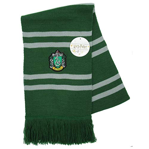 Harry Potter Bufanda Slytherin Ultra Suave - 100% Original Warner Bros