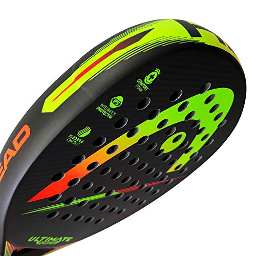 Head Pala de Padel Ultimate Power 2 Yellow/Orange