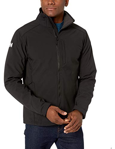 Helly Hansen Paramount Resistente Al Agua Y Al Viento Y Respirable Chaqueta de Softshell, Hombre, Negro, S