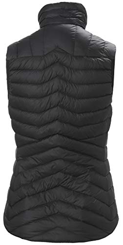 Helly Hansen Verglas - Chaleco aislante de plumón para mujer, Unzutreffend, Evergreen, Chaleco aislante de plumón Verglas, Mujer, color negro, tamaño large