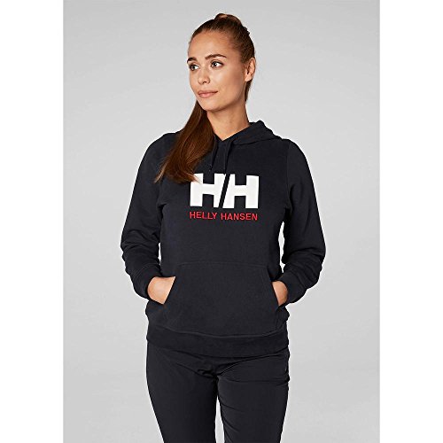 Helly Hansen W HH Logo Hoodie Hoodie, Mujer, Navy, S