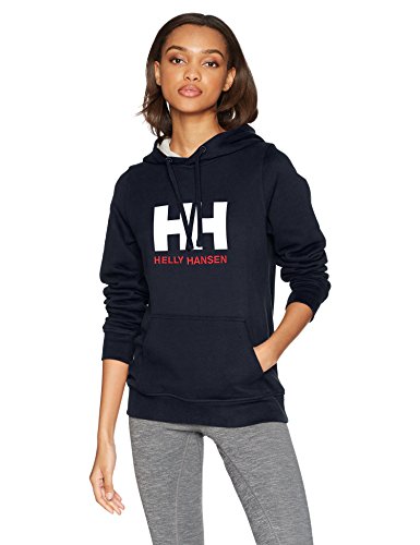 Helly Hansen W HH Logo Hoodie Hoodie, Mujer, Navy, S