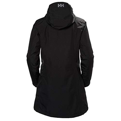 Helly Hansen W Long Belfast Chaqueta, Mujer, Negro (Black), M