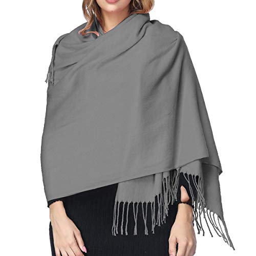 HNJZ-GS Divertida cabeza de cabra repetir elegante invierno bufanda de cachemira pashmina chal envoltura estola para mujer niña