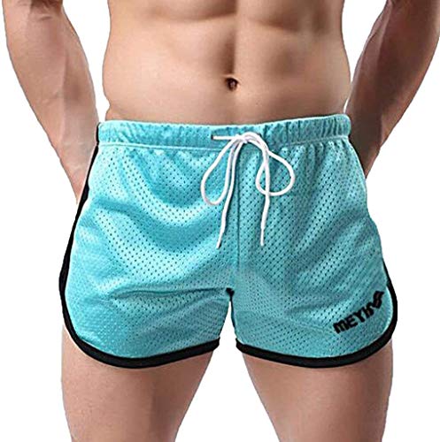 Hombre Pantalones Cortos Sudor Respirable Casual Modernas De La Ejecutar Capacitación De Secado Rápido Pantalones Cortos De Los Hombre Corto Traje De Baño Natación Troncos De Natación Del Boxeador