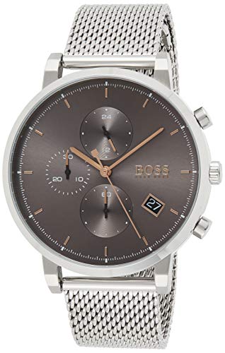 Hugo BOSS reloj Analógico para Hombre de Cuarzo con Correa en Acero Inoxidable 1513807