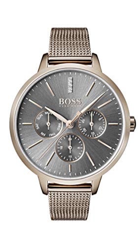 Hugo BOSS Reloj Multiesfera para Mujer de Cuarzo con Correa en Acero Inoxidable 1502424