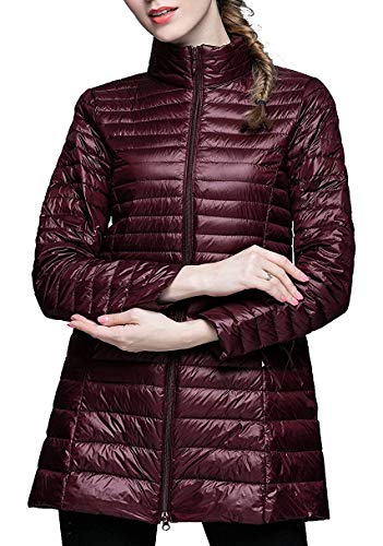 HuntDream Puffer Ligero de Peso para Mujer Abajo Parka