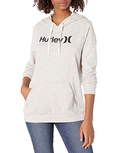 Hurley W O&O Fleece Pullover Sudadera, Mujer, Birch Heather, M