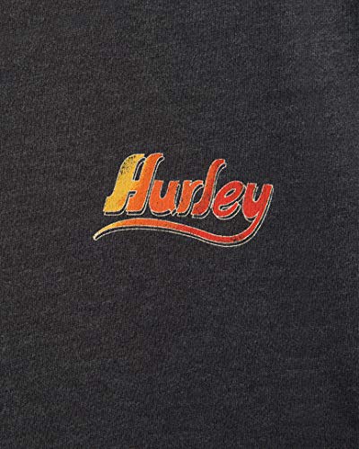 Hurley W Retro Beach Crooped Crew FLC Sudadera, Mujer, Oil Grey htr, XS