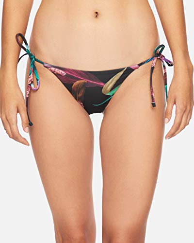 Hurley W Rvsb Orchid Snack Surf Bottom Parte De Abajo Bikini, Mujer, Black/(Black), XL