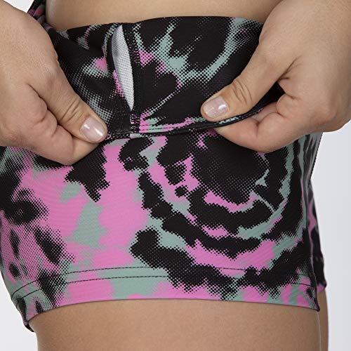 Hurley W Tie Dye Hybrid Surf Short Pantalón Corto, Mujer, Spruce Fog, S