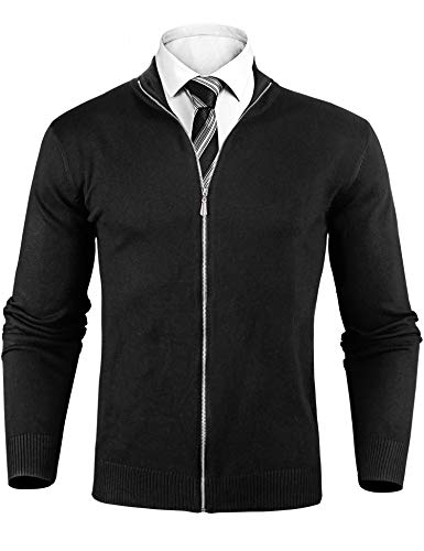 iClosam Hombre Jersey De Punto CláSico Transpirable Chaqueta De Punto CardigáN SuéTeres Abrigo