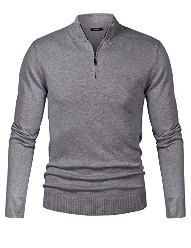 iClosam Jersey De Lana Hombre Punto Sudadera De Punto Grueso para Hombre Outwear Tops Sueltos