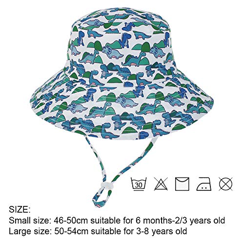 iClosam Sombrero Bebe NiñO O NiñAs Verano UPF 50+ Transpirable Seco RáPido Ajustable De Sol Gorra Bucket Hat De Playa