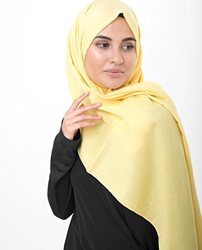 Inessence© Cotton Voile Hijab Bufanda de las señoras