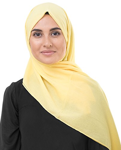 Inessence© Cotton Voile Hijab Bufanda de las señoras