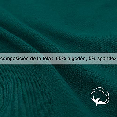 INNERSY Bragas Mujer de Algodón Braguitas Ropa Interior Cómoda y Sexy Pack de 6 (M-EU 40, Oscuro)