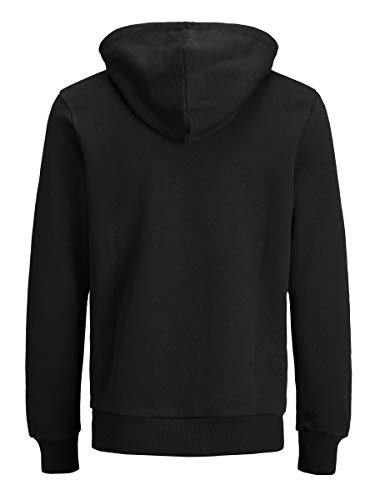 Jack & Jones Jjecorp Logo Sweat Hood Noos Capucha, Negro (Black Detail:Reg Fit), X-Small para Hombre