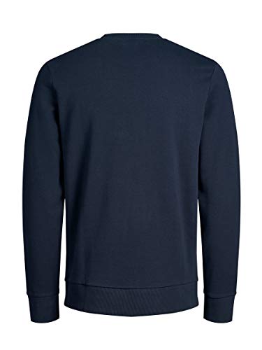 JACK & JONES Jjeholmen Sweat Crew Neck Noos, Suéter para Hombre, Azul (Navy Blazer), Large