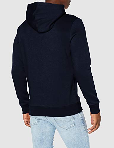 Jack & Jones JJELOGO Sweat Hood 2 Col 20/21 Noos Sudadera con Capucha, Azul Marino, S para Hombre