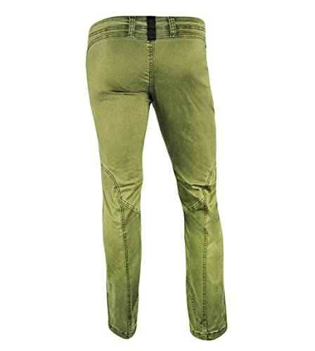 Jeanstrack Tardor Pantalón de Escalada-Trekking, Mujer, Verde, L