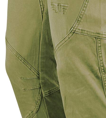 Jeanstrack Tardor Pantalón de Escalada-Trekking, Mujer, Verde, L