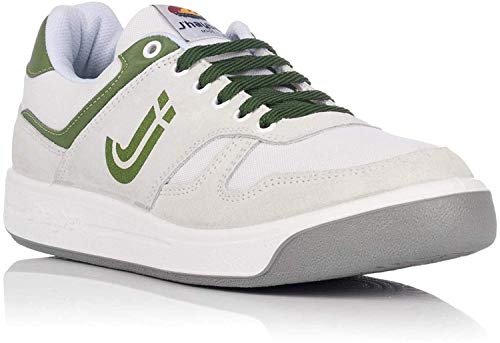 J'hayber 66002, Sneaker Unisex Adulto, Blanco Verde, 42 EU