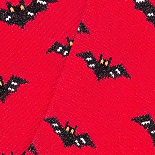 Jimmy Lion Calcetines Kids Bats - Rojo niños. Talla 31-35. Fabricados en algodón peinado.