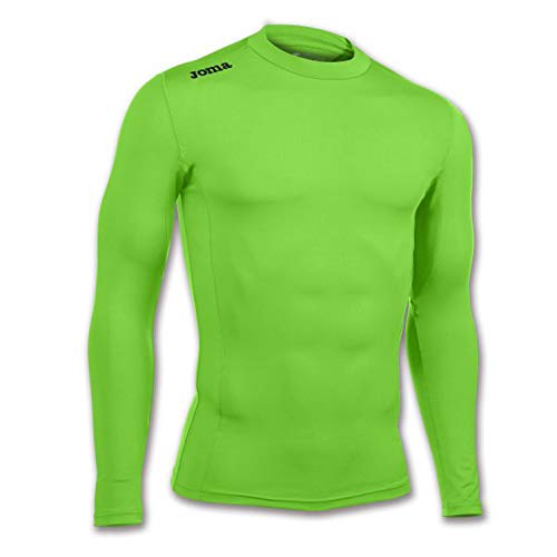 Joma Academy Camiseta térmica, Hombres, Verde Fluor, 4XS