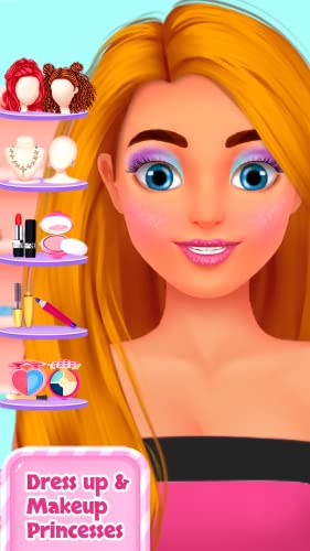 Juegos de Princesa para Chicas - Maquillar Vestir Peinar Niñas