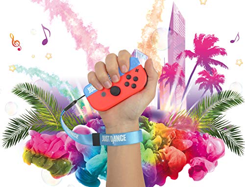 Just Dance 2019 Tiradores ergonómicos Pack de carcasas con correas ajusstables para Joycons Nintendo Switch