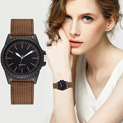 JZDH Relojes para Mujer Ver Mujer Correa de Cuero Ladies Reloj de Pulsera Nail Classic Scale Business Watches Relojes Decorativos Casuales para Niñas Damas (Color : F)