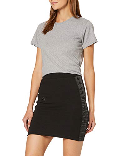 Kappa Aval Auth Falda, Mujer, Black, L