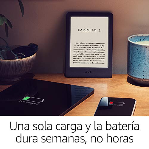 Kindle, ahora con luz frontal integrada, negro