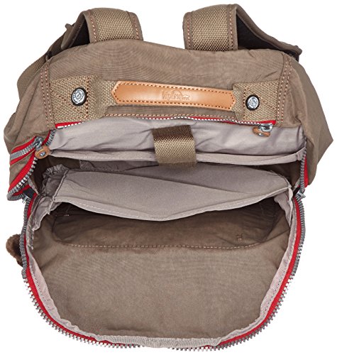 Kipling CLAS SEOUL Mochila escolar, 45 cm, 25 litros, Beige (True C)