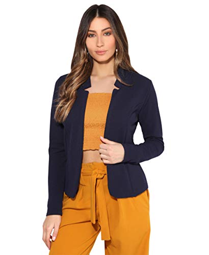 KRISP Blazer Mujer Trabajo Liso Chaqueta Elegante Barata Oficina Traje Tallas Grandes