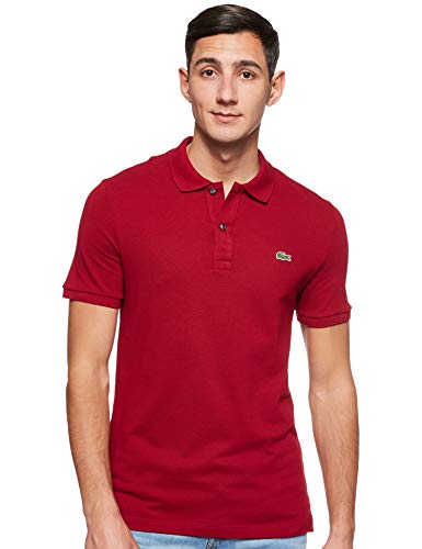 Lacoste PH4012, Polo Para Hombre, Rojo (Bordeaux), Medium (Talla del fabricante: 4)